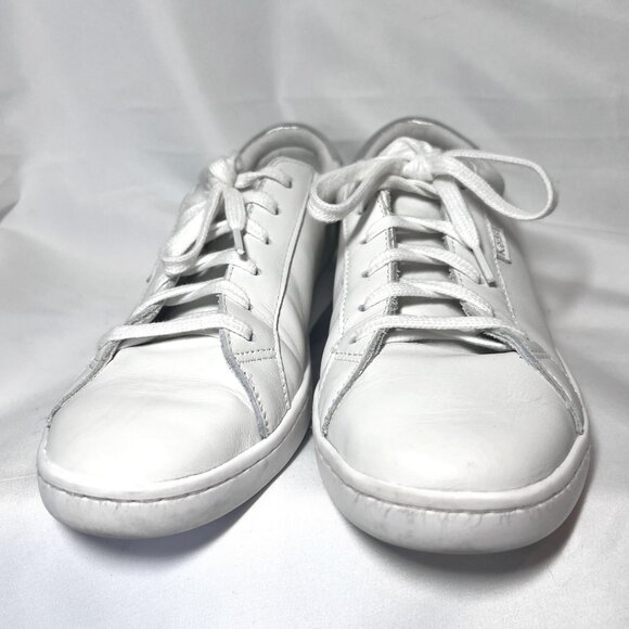 Keds Softerrra WH65949 Women's Leather Sneakers-Lace Up-9-White/Silver-Classic - Picture 8 of 16